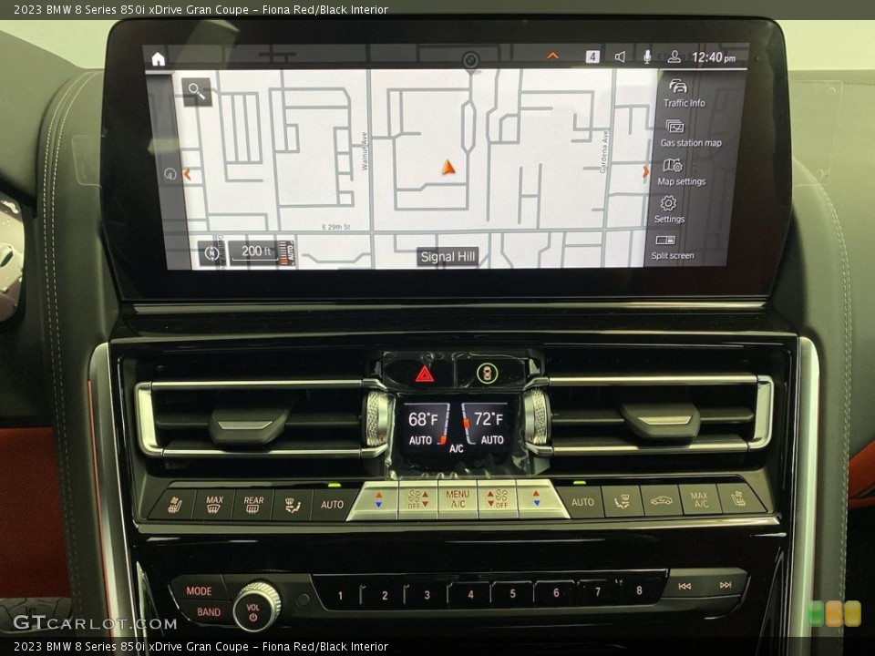 Fiona Red/Black Interior Navigation for the 2023 BMW 8 Series 850i xDrive Gran Coupe #145976033