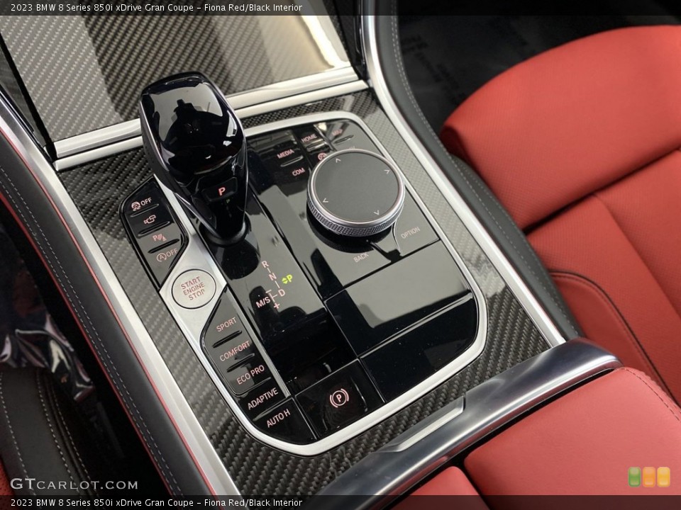 Fiona Red/Black Interior Transmission for the 2023 BMW 8 Series 850i xDrive Gran Coupe #145976096