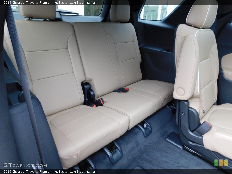 Jet Black/Maple Sugar Interior Rear Seat for the 2023 Chevrolet Traverse Premier #145977266