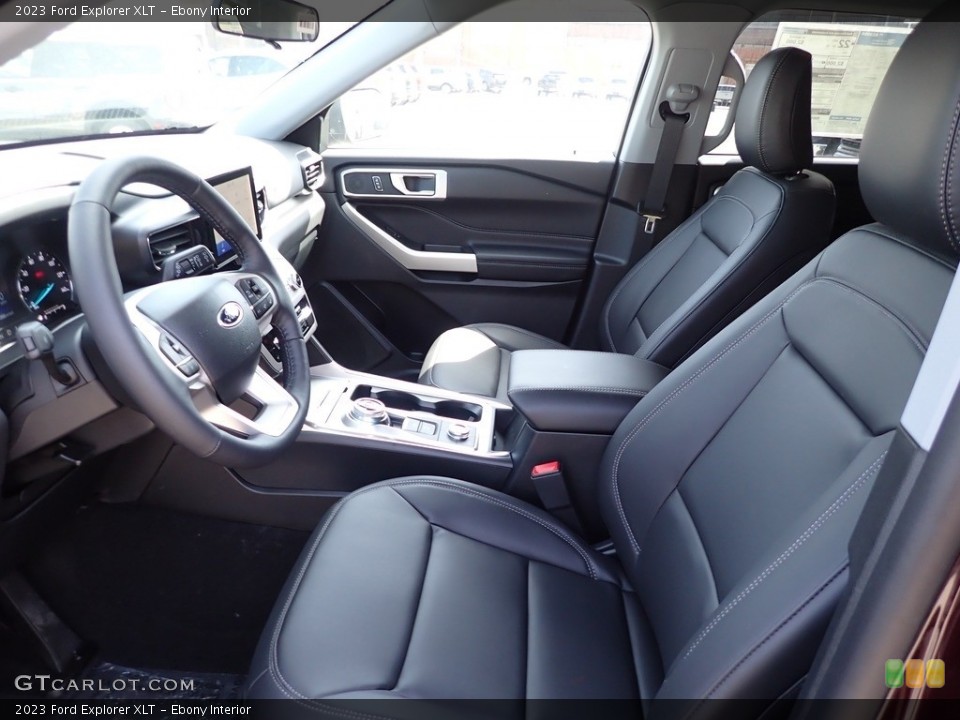 Ebony 2023 Ford Explorer Interiors