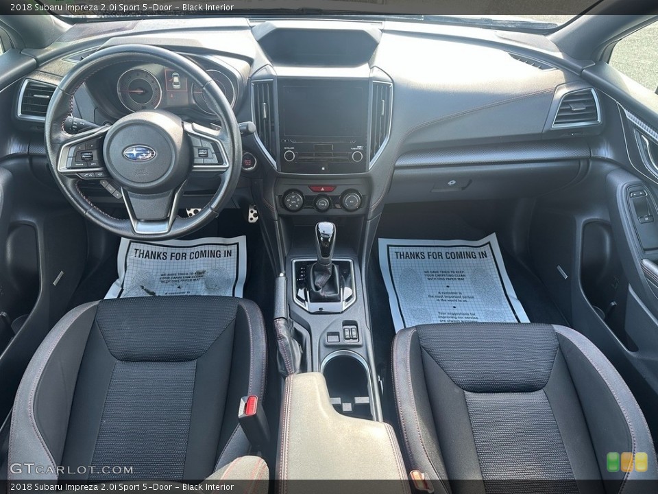 Black Interior Photo for the 2018 Subaru Impreza 2.0i Sport 5-Door #145978494