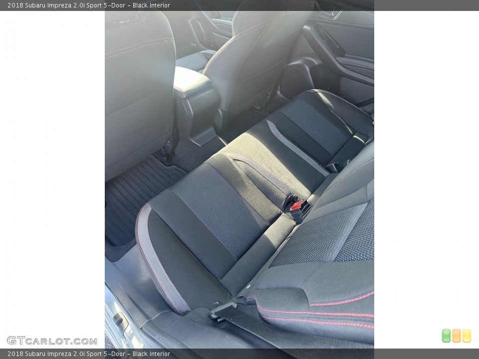 Black Interior Rear Seat for the 2018 Subaru Impreza 2.0i Sport 5-Door #145978539