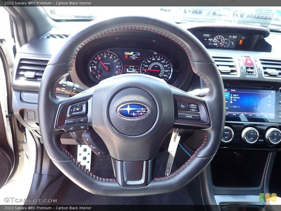 Carbon Black Interior Steering Wheel for the 2020 Subaru WRX Premium #145978590