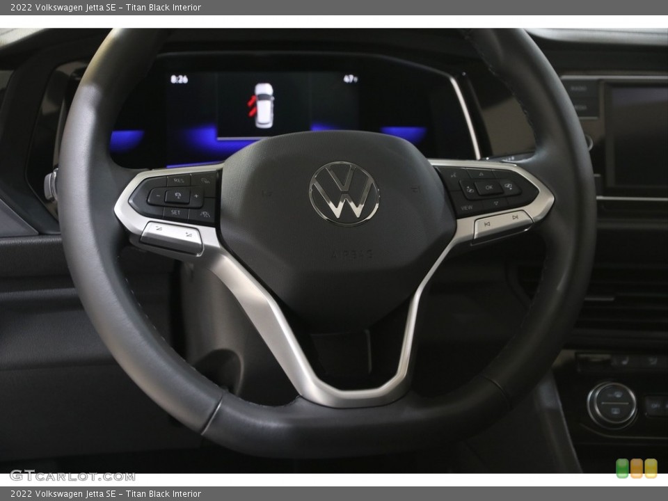 Titan Black Interior Steering Wheel for the 2022 Volkswagen Jetta SE #145978617