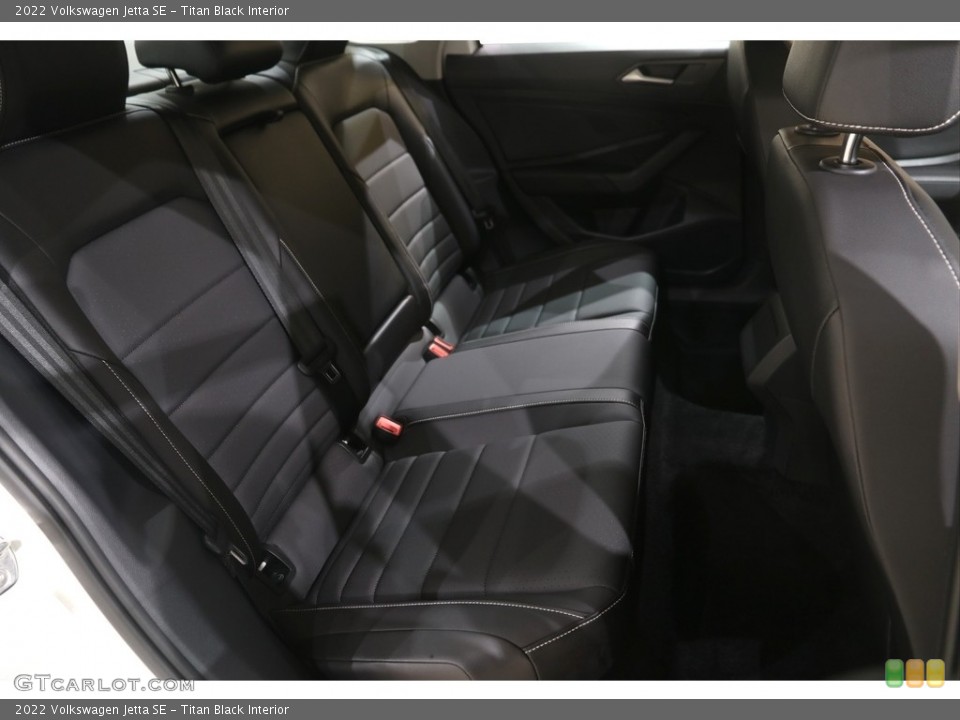 Titan Black Interior Rear Seat for the 2022 Volkswagen Jetta SE #145978836