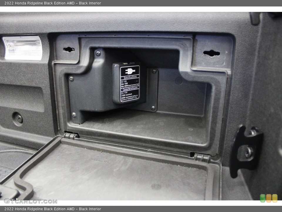 Black Interior Trunk for the 2022 Honda Ridgeline Black Edition AWD #145978851
