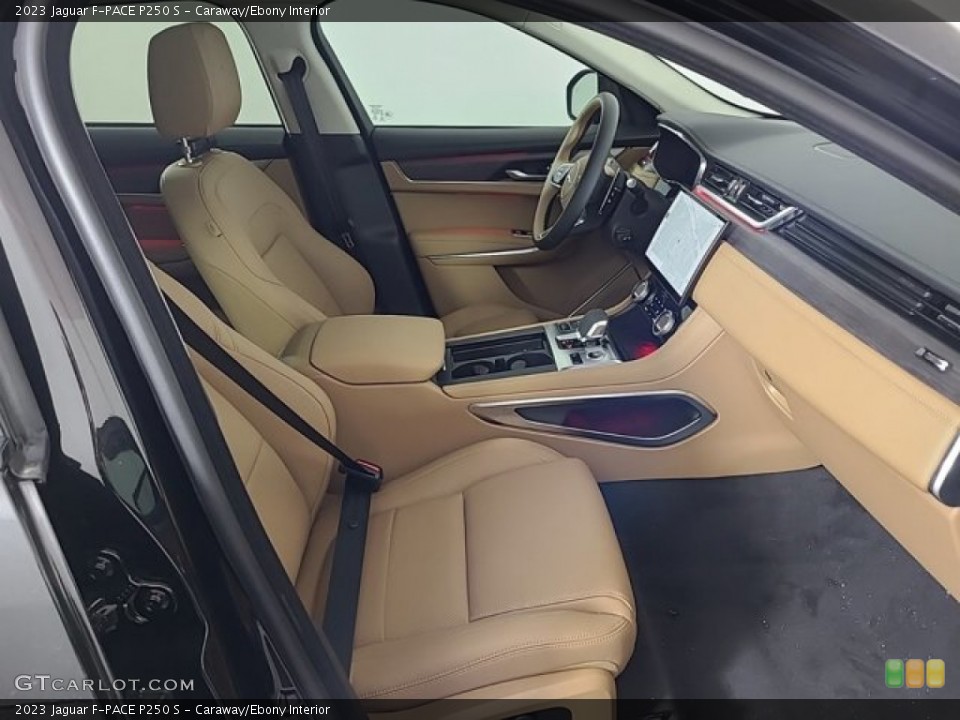 Caraway/Ebony Interior Photo for the 2023 Jaguar F-PACE P250 S #145978857