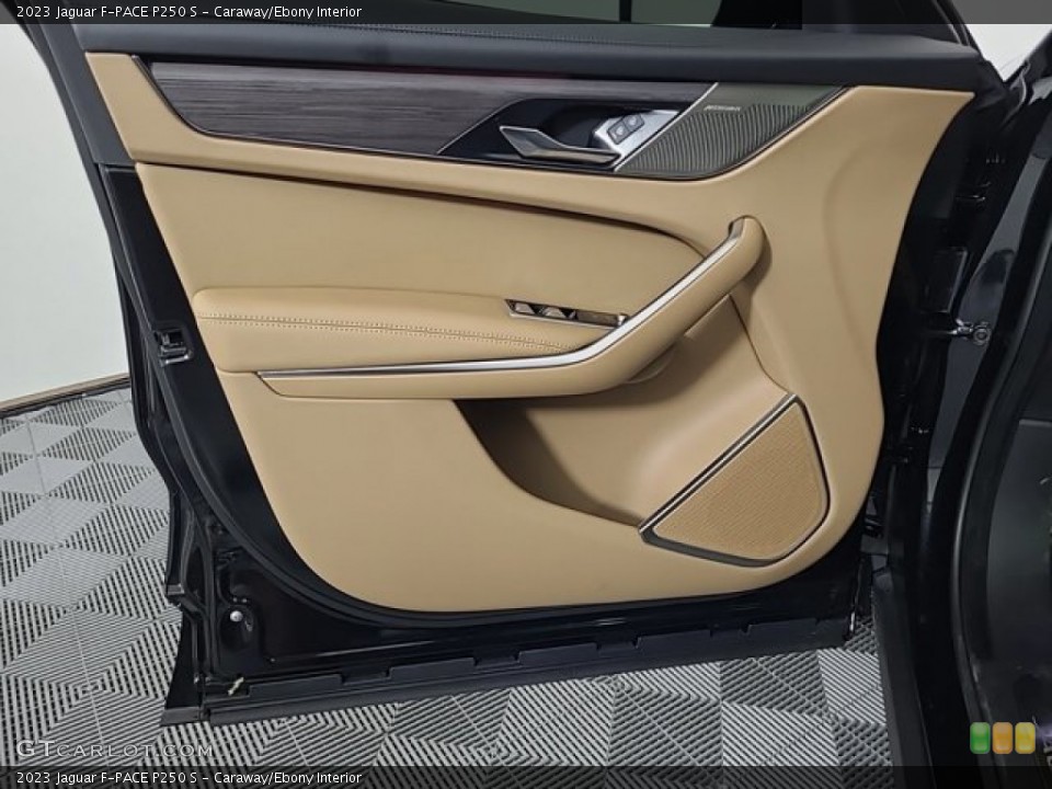 Caraway/Ebony Interior Door Panel for the 2023 Jaguar F-PACE P250 S #145979073