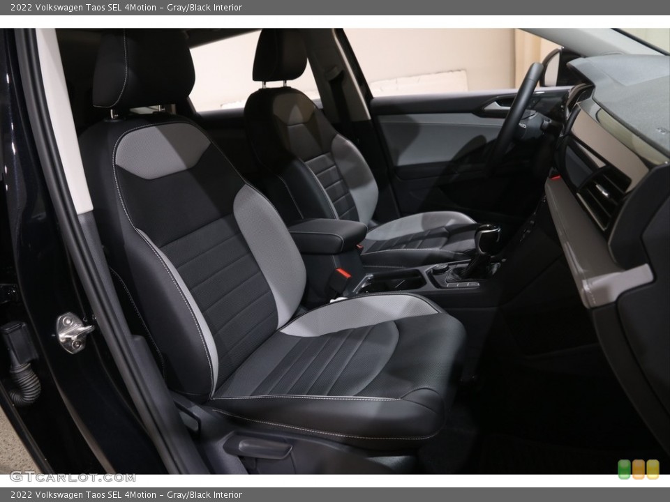 Gray/Black Interior Front Seat for the 2022 Volkswagen Taos SEL 4Motion #145979331