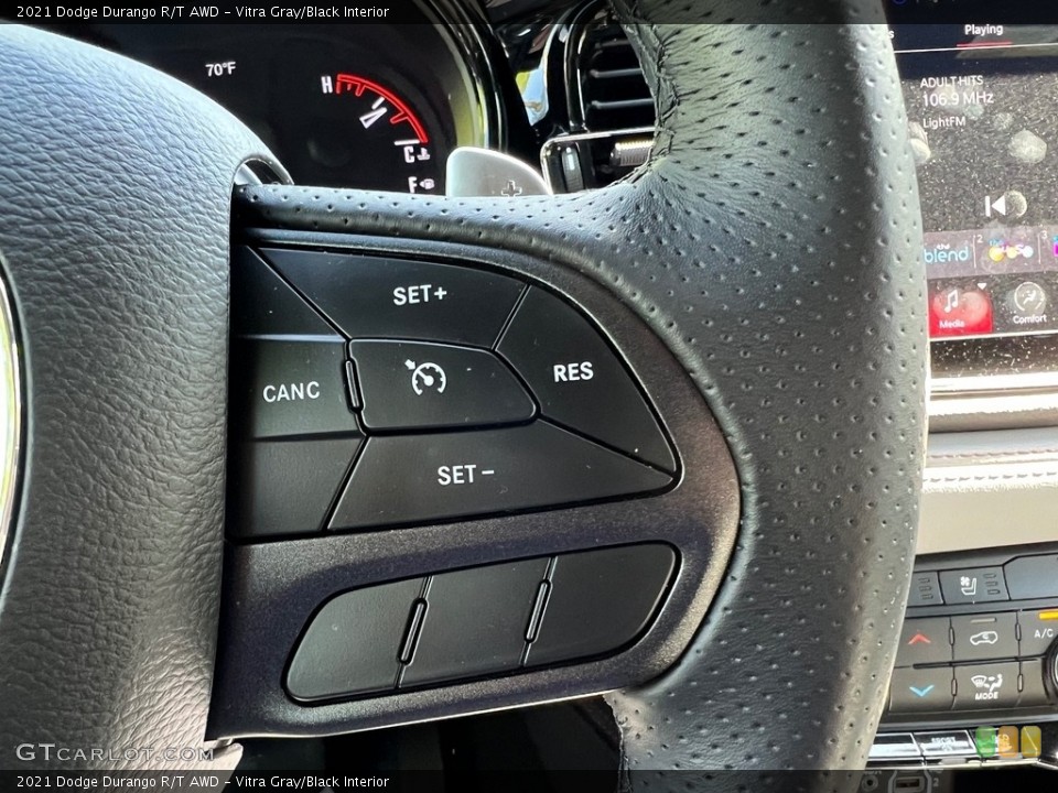 Vitra Gray/Black Interior Steering Wheel for the 2021 Dodge Durango R/T AWD #145979913