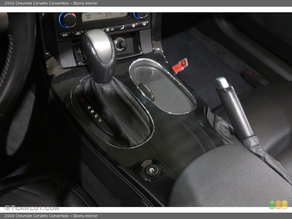 Ebony Interior Transmission for the 2009 Chevrolet Corvette Convertible #145980081