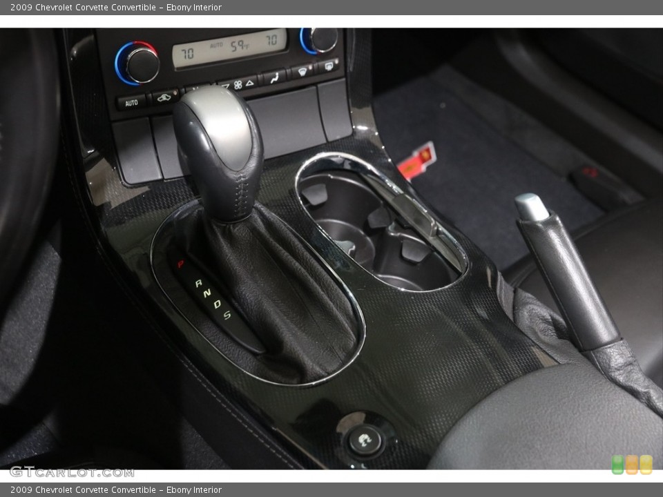 Ebony Interior Transmission for the 2009 Chevrolet Corvette Convertible #145980105