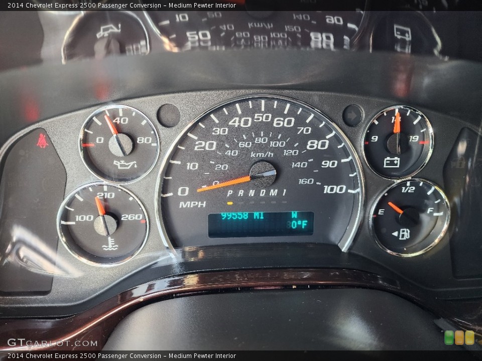 Medium Pewter Interior Gauges for the 2014 Chevrolet Express 2500 Passenger Conversion #145980147