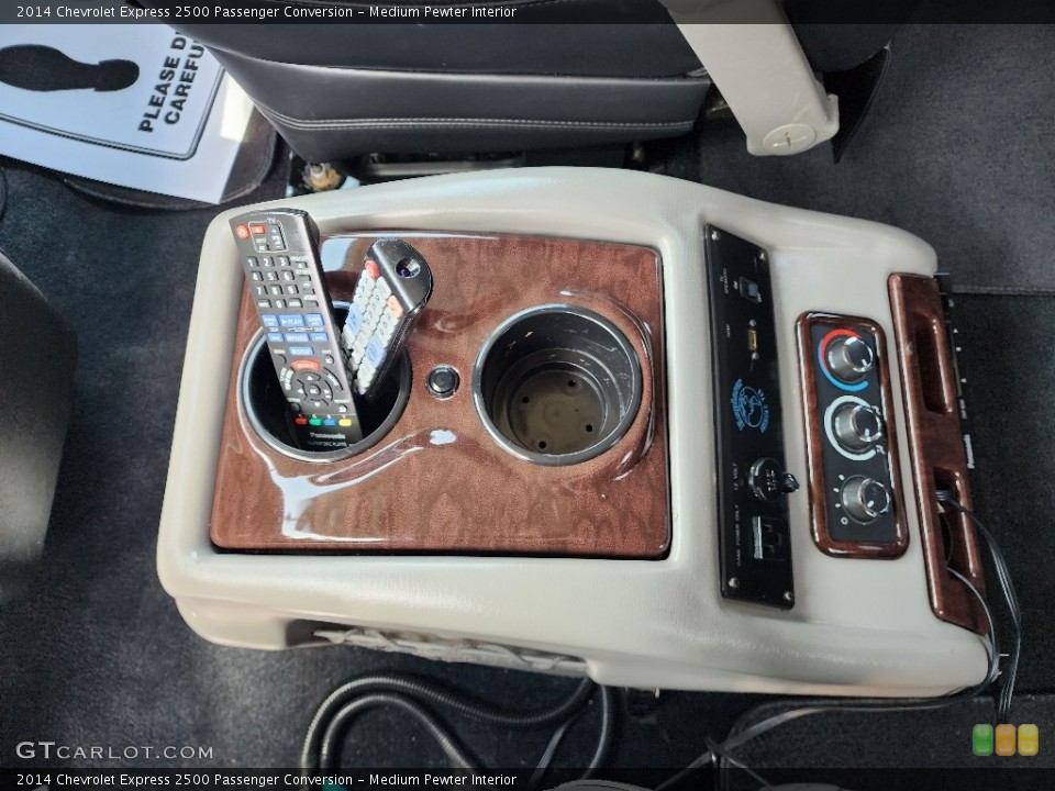Medium Pewter Interior Controls for the 2014 Chevrolet Express 2500 Passenger Conversion #145980240