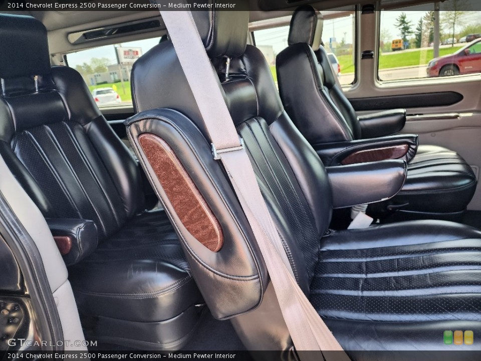Medium Pewter Interior Rear Seat for the 2014 Chevrolet Express 2500 Passenger Conversion #145980387