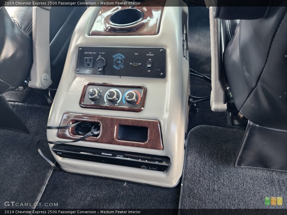 Medium Pewter Interior Controls for the 2014 Chevrolet Express 2500 Passenger Conversion #145980504