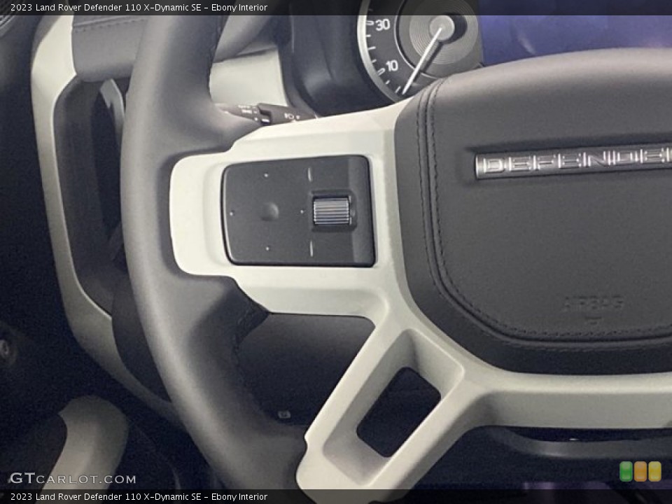 Ebony Interior Steering Wheel for the 2023 Land Rover Defender 110 X-Dynamic SE #145981020