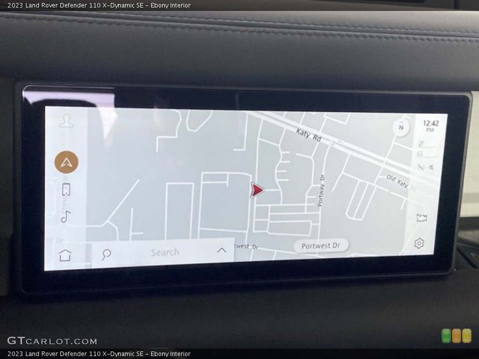 Ebony Interior Navigation for the 2023 Land Rover Defender 110 X-Dynamic SE #145981098