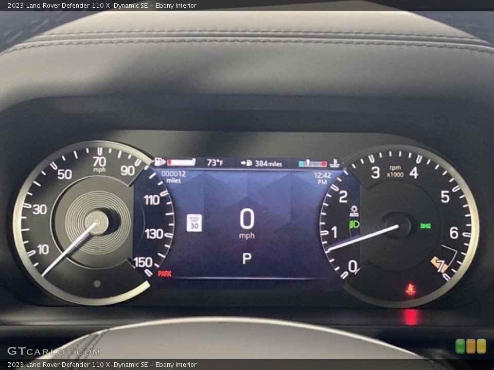 Ebony Interior Gauges for the 2023 Land Rover Defender 110 X-Dynamic SE #145981116