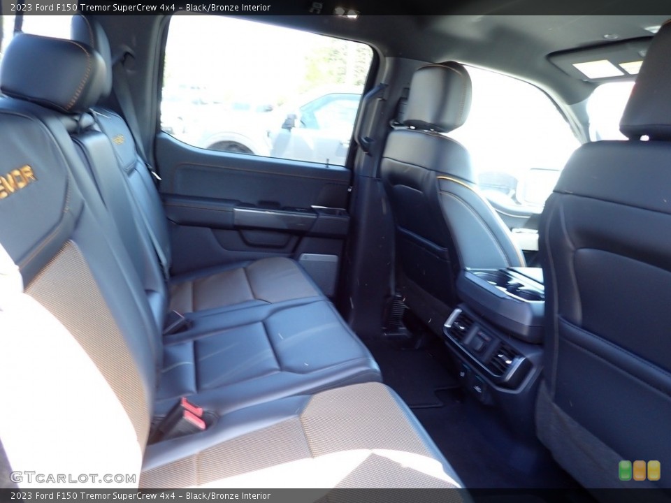 Black/Bronze Interior Rear Seat for the 2023 Ford F150 Tremor SuperCrew 4x4 #145981698