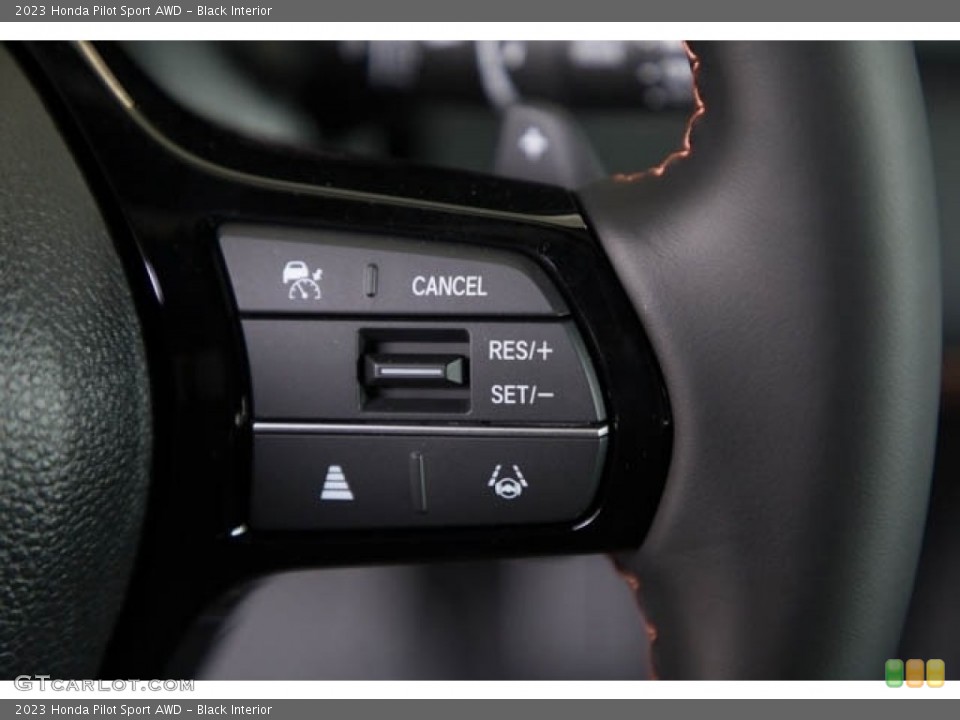 Black Interior Steering Wheel for the 2023 Honda Pilot Sport AWD #145981998