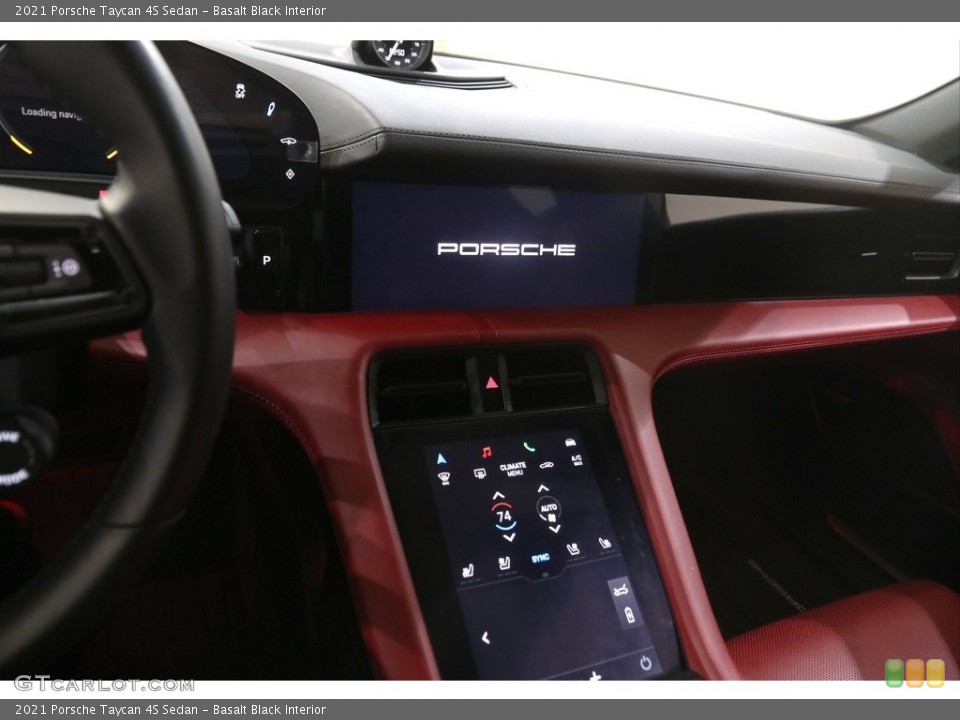 Basalt Black Interior Controls for the 2021 Porsche Taycan 4S Sedan #145984309