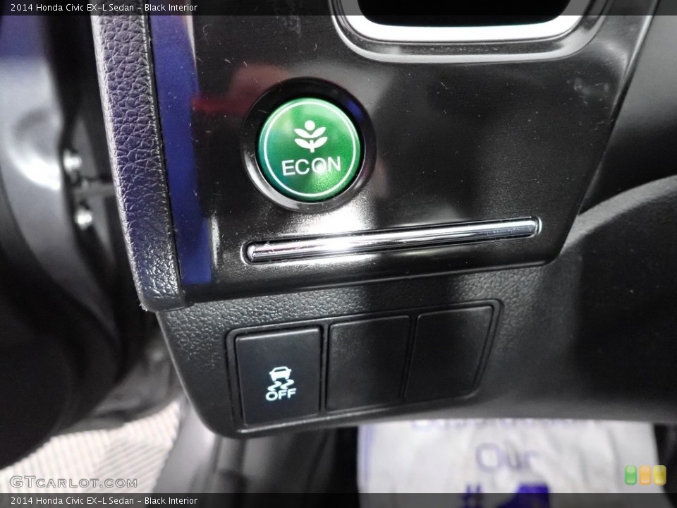 Black Interior Controls for the 2014 Honda Civic EX-L Sedan #145984870