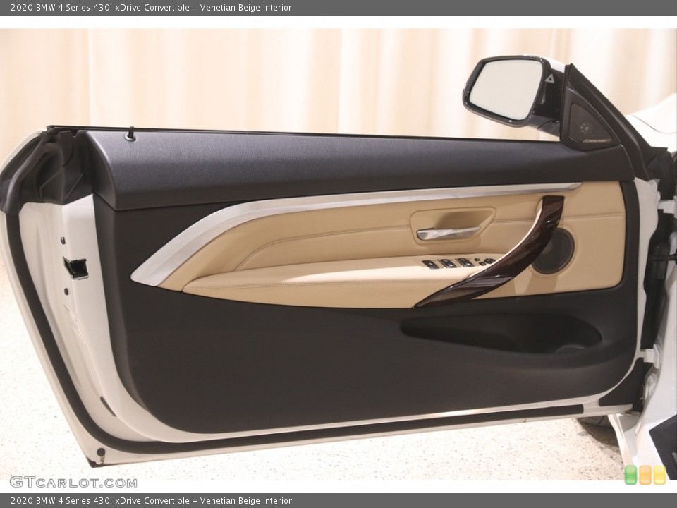 Venetian Beige Interior Door Panel for the 2020 BMW 4 Series 430i xDrive Convertible #145985041