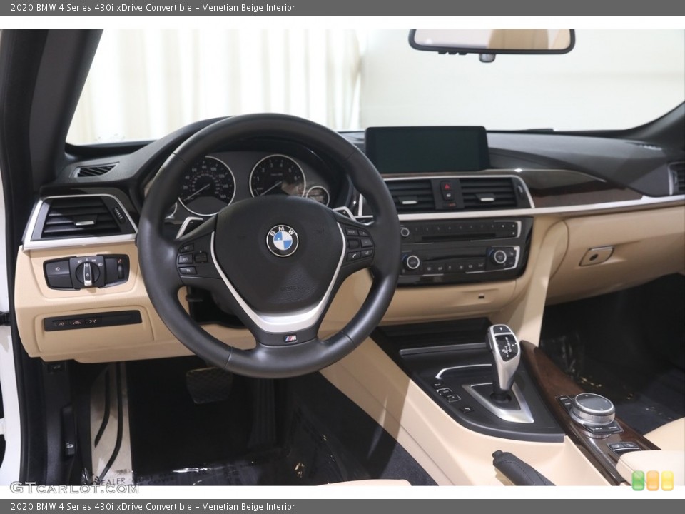 Venetian Beige Interior Dashboard for the 2020 BMW 4 Series 430i xDrive Convertible #145985074