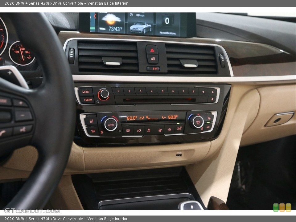 Venetian Beige Interior Controls for the 2020 BMW 4 Series 430i xDrive Convertible #145985209