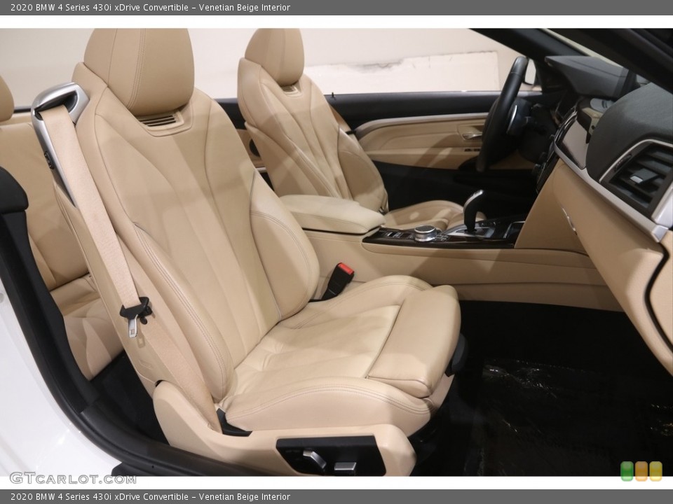 Venetian Beige Interior Front Seat for the 2020 BMW 4 Series 430i xDrive Convertible #145985284