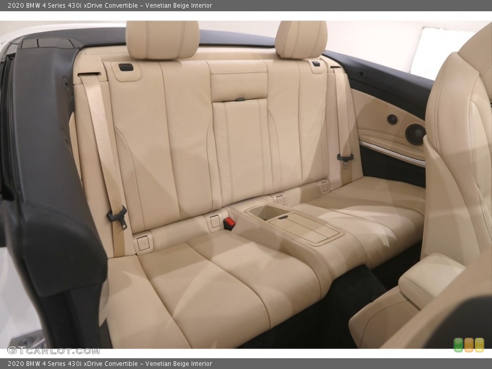 Venetian Beige Interior Rear Seat for the 2020 BMW 4 Series 430i xDrive Convertible #145985302