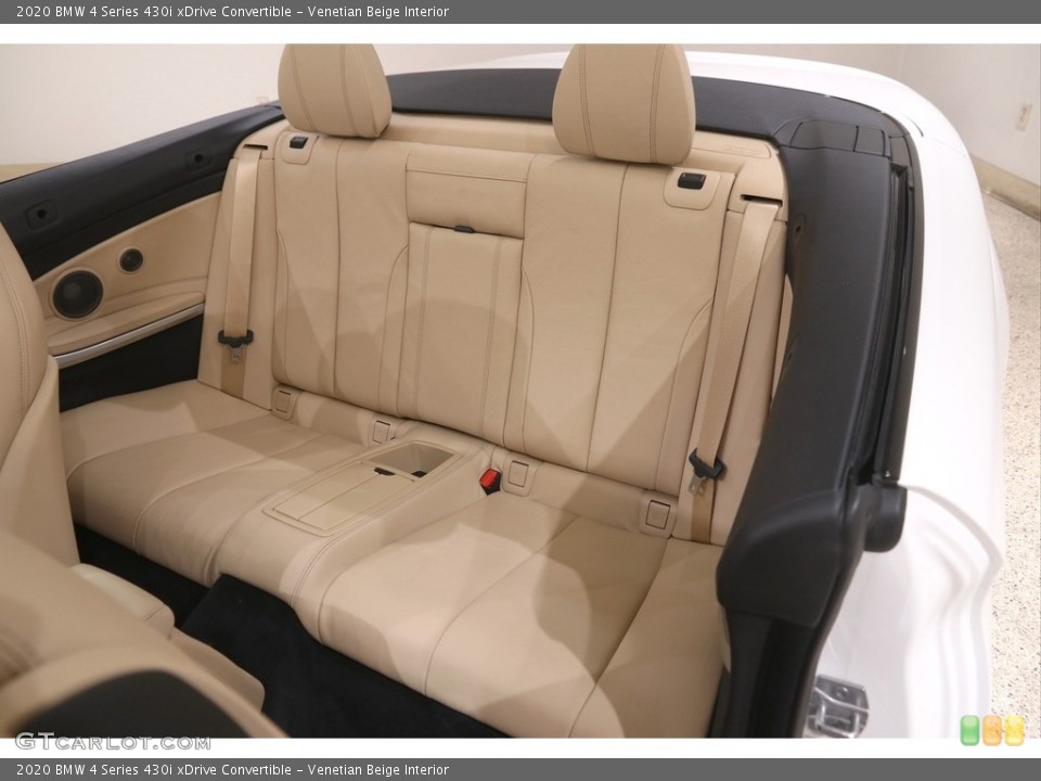 Venetian Beige Interior Rear Seat for the 2020 BMW 4 Series 430i xDrive Convertible #145985317