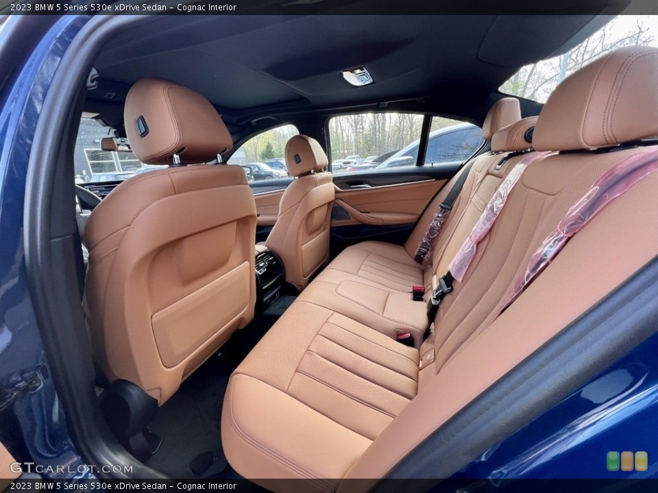 Cognac Interior Rear Seat for the 2023 BMW 5 Series 530e xDrive Sedan #145985863