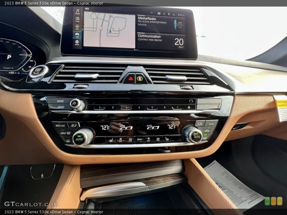 Cognac Interior Controls for the 2023 BMW 5 Series 530e xDrive Sedan #145985911