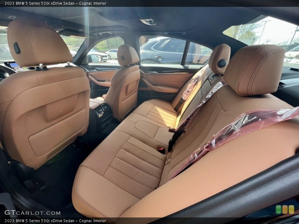 Cognac Interior Rear Seat for the 2023 BMW 5 Series 530i xDrive Sedan #145986019