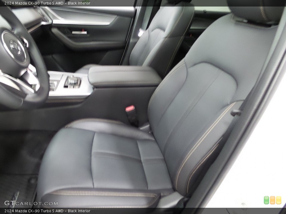 Black Interior Front Seat for the 2024 Mazda CX-90 Turbo S AWD #145989055
