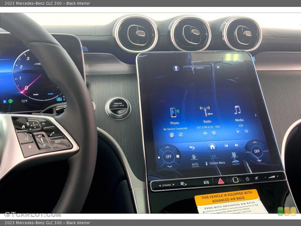 Black Interior Controls for the 2023 Mercedes-Benz GLC 300 #145990408