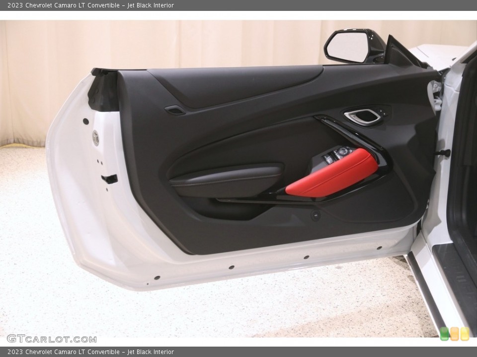 Jet Black Interior Door Panel for the 2023 Chevrolet Camaro LT Convertible #145991856