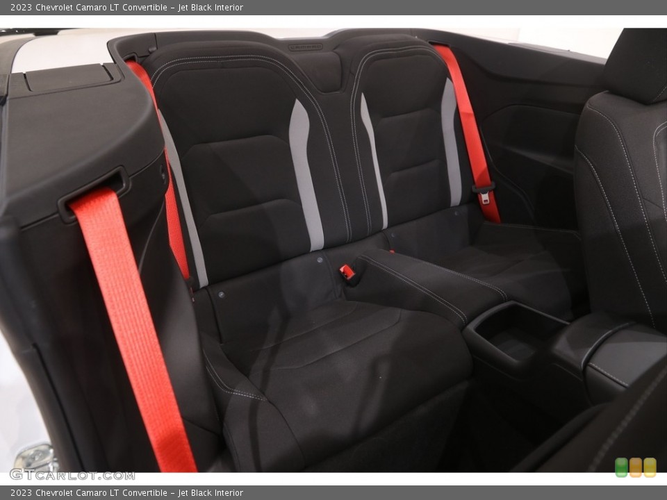 Jet Black Interior Rear Seat for the 2023 Chevrolet Camaro LT Convertible #145992147