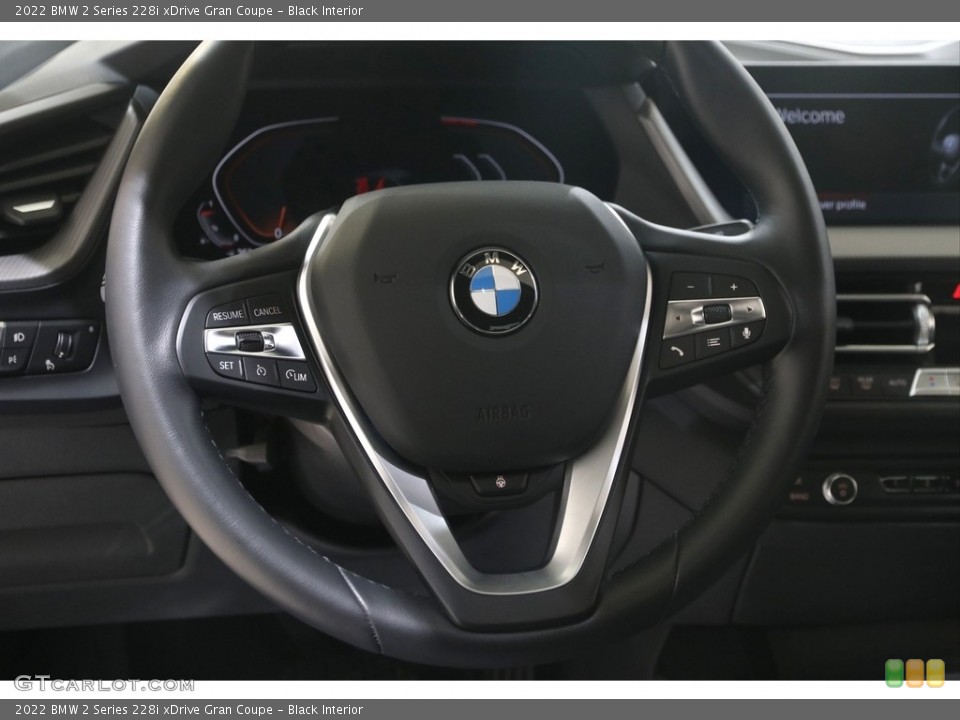 Black Interior Steering Wheel for the 2022 BMW 2 Series 228i xDrive Gran Coupe #145992876