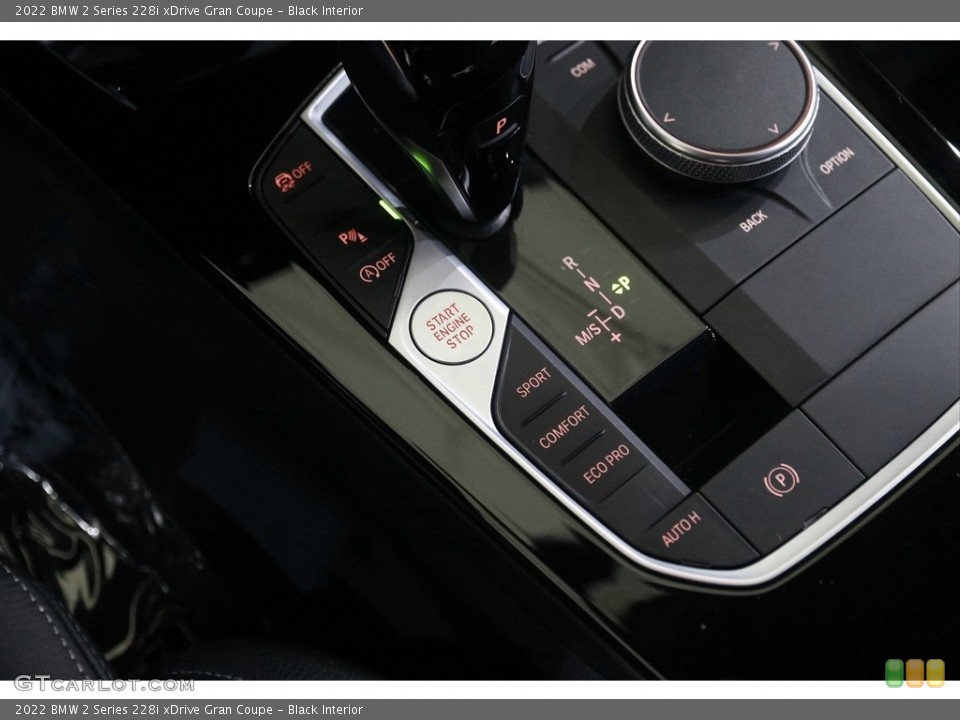 Black Interior Controls for the 2022 BMW 2 Series 228i xDrive Gran Coupe #145993059