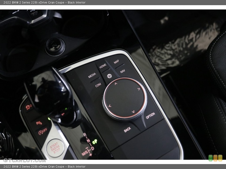 Black Interior Controls for the 2022 BMW 2 Series 228i xDrive Gran Coupe #145993083