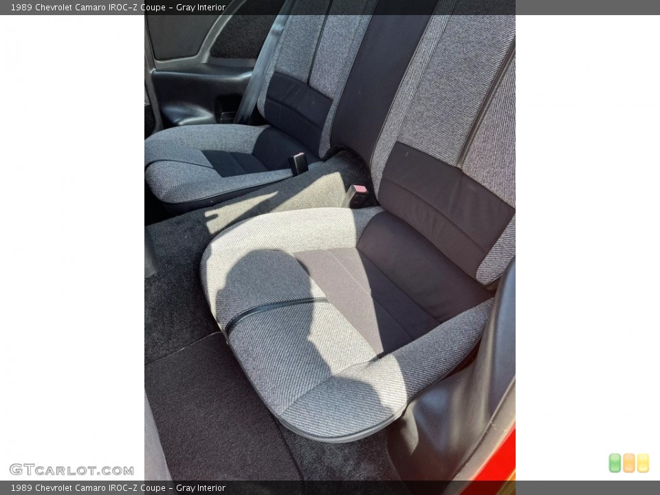 Gray Interior Rear Seat for the 1989 Chevrolet Camaro IROC-Z Coupe #145994469