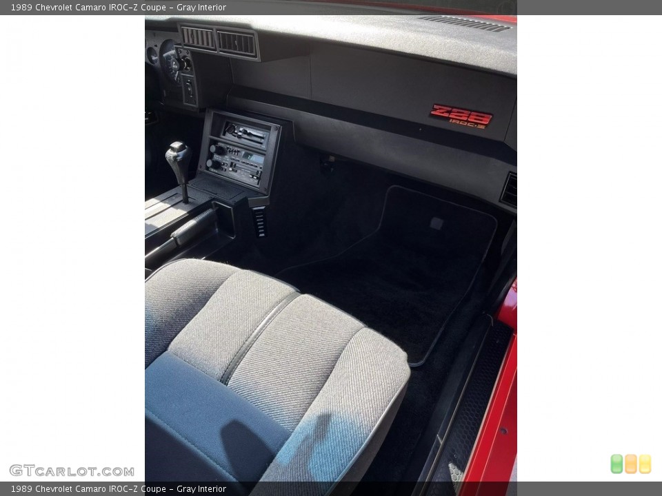 Gray Interior Dashboard for the 1989 Chevrolet Camaro IROC-Z Coupe #145994484