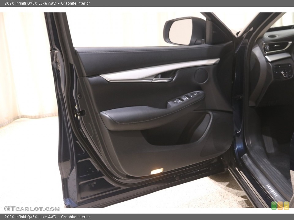 Graphite Interior Door Panel for the 2020 Infiniti QX50 Luxe AWD #145995059