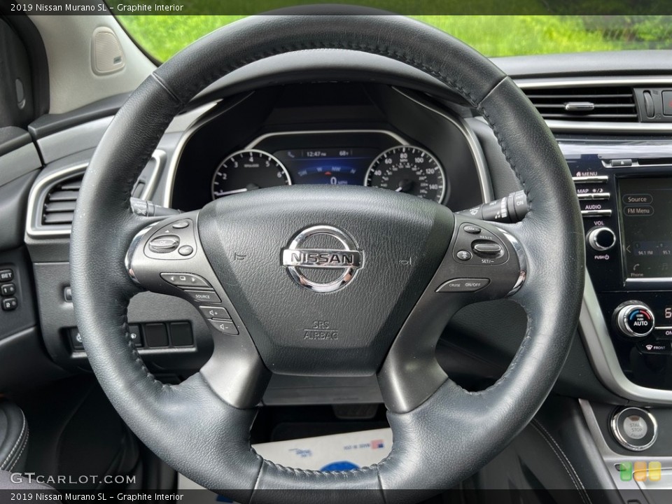 Graphite Interior Steering Wheel for the 2019 Nissan Murano SL #145997189