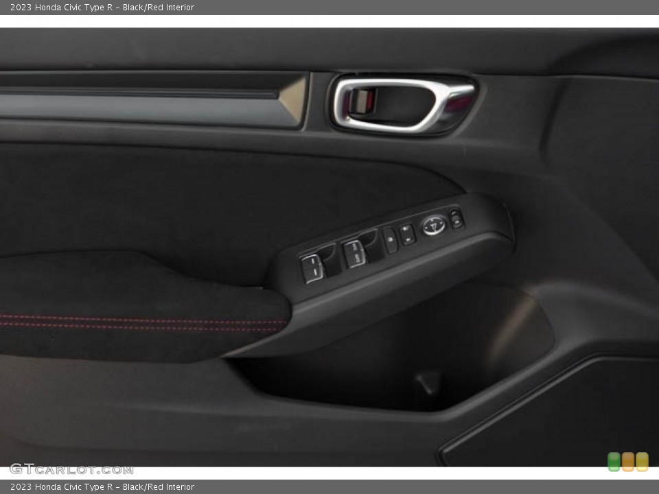 Black/Red Interior Door Panel for the 2023 Honda Civic Type R #145997339
