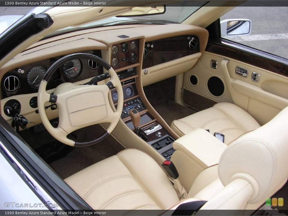 Beige 1999 Bentley Azure Interiors