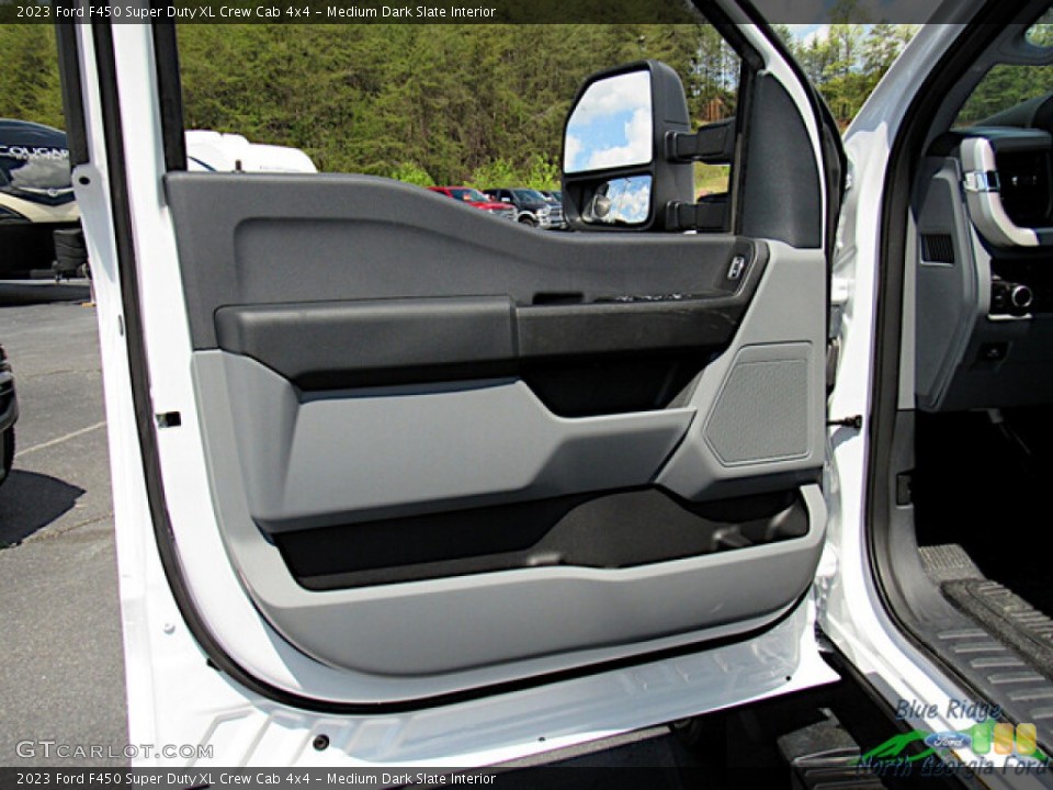Medium Dark Slate Interior Door Panel for the 2023 Ford F450 Super Duty XL Crew Cab 4x4 #145998932